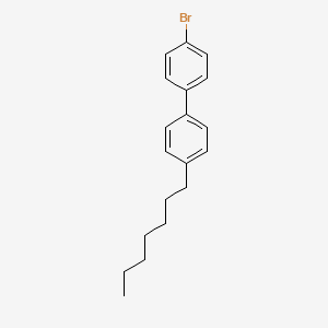 molecular formula C19H23B B1269900 4-Bromo-4'-heptylbiphenyl CAS No. 58573-93-6