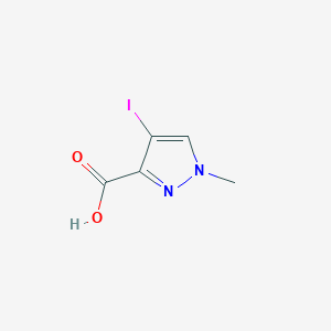 molecular formula C5H5IN2O2 B1269907 4-Iodo-1-methyl-1H-pyrazole-3-carboxylic acid CAS No. 6647-98-9