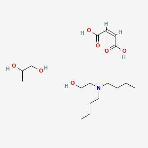 molecular formula C17H35NO7 B12699137 Einecs 286-304-6 CAS No. 85204-10-0