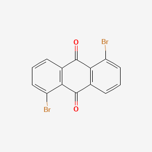 molecular formula C14H6Br2O2 B1269914 1,5-Dibromoanthraquinone CAS No. 602-77-7