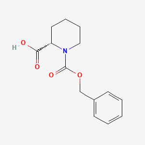 molecular formula C14H17NO4 B1269922 (S)-1-N-Cbz-Pipecolinic acid CAS No. 28697-11-2