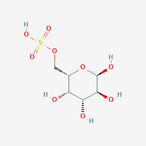 molecular formula C6H12O9S B12699315 6-O-sulfo-alpha-L-galactopyranose CAS No. 99531-16-5