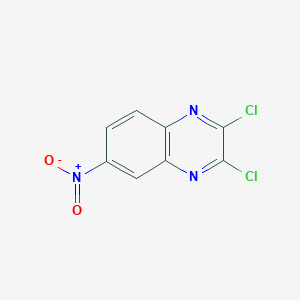 molecular formula C8H3Cl2N3O2 B1269935 2,3-Dichloro-6-nitroquinoxaline CAS No. 2379-60-4