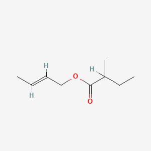 molecular formula C9H16O2 B12699375 But-2-enyl 2-methylbutyrate CAS No. 94278-40-7