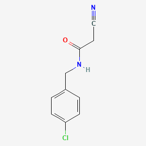 molecular formula C10H9ClN2O B1269942 n-(4-Chlorobenzyl)-2-cyanoacetamide CAS No. 66158-49-4