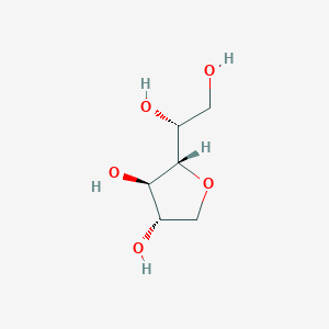 molecular formula C6H12O5 B12699476 1,4-Anhydro-d-galactitol CAS No. 32742-35-1