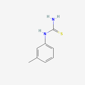 molecular formula C8H10N2S B1269953 1-(3-甲基苯基)-2-硫脲 CAS No. 621-40-9