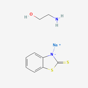 molecular formula C9H11N2NaOS2 B12699558 Einecs 306-379-1 CAS No. 97552-59-5