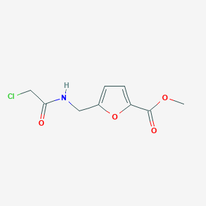 molecular formula C9H10ClNO4 B1269966 5-[(氯乙酰)氨基]甲基-2-呋喃甲酸甲酯 CAS No. 345991-81-3