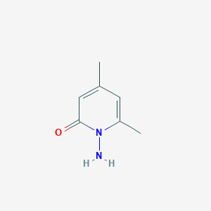 molecular formula C7H10N2O B1269971 1-amino-4,6-dimethylpyridin-2(1H)-one CAS No. 98334-40-8