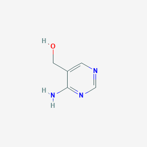 molecular formula C5H7N3O B126999 (4-Aminopyrimidin-5-yl)methanol CAS No. 7730-23-6