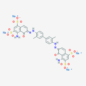 molecular formula C34H28N6NaO14S4 B000127 CID 156592059 CAS No. 314-13-6