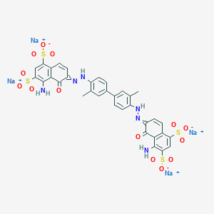 molecular formula C₃₄H₂₄N₆Na₄O₁₄S₄ B000127 Evans blue CAS No. 314-13-6