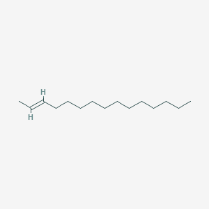 molecular formula C15H30 B12700069 (2E)-2-Pentadecene CAS No. 74392-36-2