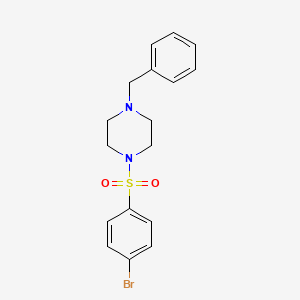 molecular formula C17H19BrN2O2S B1270008 1-Benzyl-4-(4-bromophenylsulfonyl)piperazine CAS No. 349398-79-4