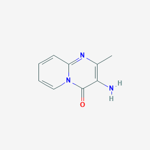 molecular formula C9H9N3O B1270030 3-amino-2-methyl-4H-pyrido[1,2-a]pyrimidin-4-one CAS No. 572879-99-3