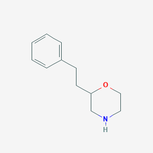 molecular formula C12H17NO B127004 2-(2-Phenylethyl)morpholine CAS No. 58039-64-8