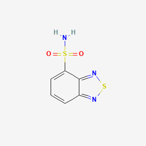 molecular formula C6H5N3O2S2 B1270043 2,1,3-Benzothiadiazole-4-sulfonamide CAS No. 89488-04-0