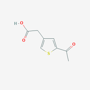 2-(5-Acetylthiophen-3-yl)acetic acid