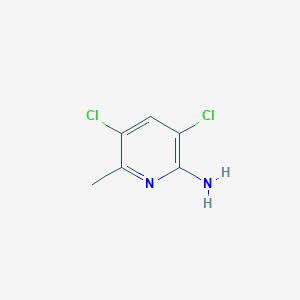 molecular formula C6H6Cl2N2 B1270066 2-Amino-3,5-dichloro-6-methylpyridine CAS No. 22137-52-6