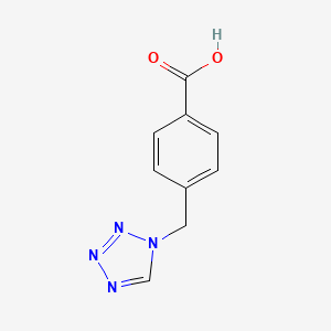molecular formula C9H8N4O2 B1270068 4-(1H-tetrazol-1-ylmethyl)benzoic acid CAS No. 728024-58-6