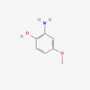 molecular formula C7H9NO2 B1270069 2-Amino-4-methoxyphenol CAS No. 20734-76-3