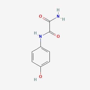 molecular formula C8H8N2O3 B12700717 (4-Hydroxyphenyl)ethanediamide CAS No. 93628-82-1