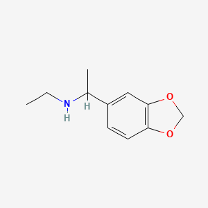 molecular formula C11H15NO2 B12700981 3,4-Methylenedioxyethylamphetamine CAS No. 121734-66-5