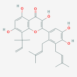 molecular formula C30H34O7 B012701 Broussoflavonol C CAS No. 104494-29-3
