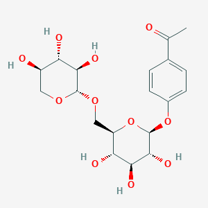 molecular formula C19H26O11 B127010 Bungeiside C CAS No. 149475-53-6
