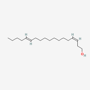 molecular formula C18H34O B12701096 Z,E-3,13-Octadecadien-1-ol CAS No. 73332-92-0