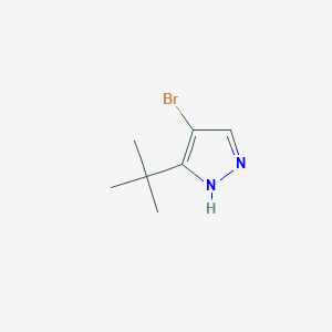 molecular formula C7H11BrN2 B1270112 4-溴-3-(叔丁基)-1H-吡唑 CAS No. 60061-63-4