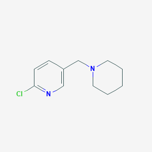 molecular formula C11H15ClN2 B1270122 2-Chloro-5-(piperidin-1-ylmethyl)pyridine CAS No. 230617-67-1