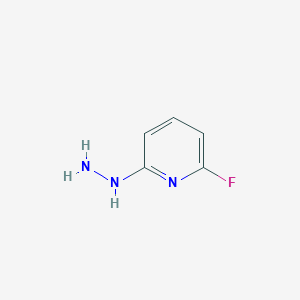 molecular formula C5H6FN3 B1270136 2-Fluoro-6-hydrazinopyridine CAS No. 80714-39-2