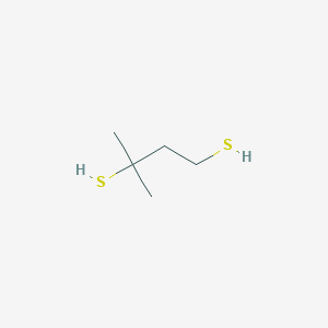 molecular formula C5H12S2 B12701376 3-Methyl-1,3-butanedithiol CAS No. 98139-71-0