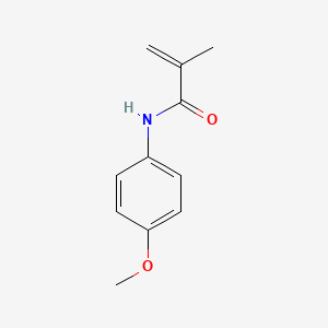 molecular formula C11H13NO2 B1270139 N-(4-Methoxy-phenyl)-2-methyl-acrylamide CAS No. 7274-71-7