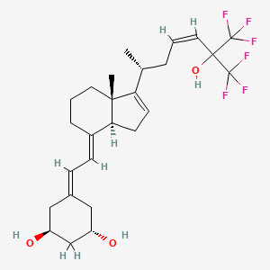 molecular formula C26H34F6O3 B12701429 (OH)2-ene-yne-(F)6-D3 CAS No. 195527-19-6