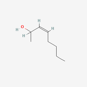 molecular formula C8H16O B12701618 3-Octen-2-ol, (Z)- CAS No. 69668-89-9