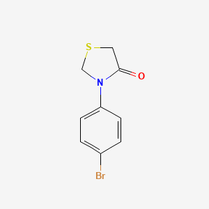 B1270164 3-(4-Bromophenyl)-4-thiazolidinone CAS No. 338753-34-7