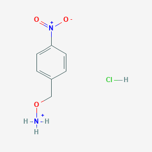 molecular formula C7H9ClN2O3 B127017 O-(4-Nitrobenzyl)hydroxylamine hydrochloride CAS No. 2086-26-2