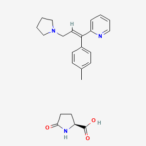 molecular formula C24H29N3O3 B12701713 Einecs 301-744-1 CAS No. 94042-78-1