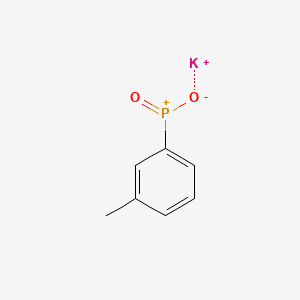 molecular formula C7H7KO2P+ B12701918 Phosphinic acid, (3-methylphenyl)-, potassium salt CAS No. 175643-58-0