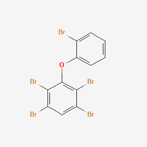 molecular formula C12H5Br5O B12702010 2,2',3,5,6-Pentabromodiphenyl ether CAS No. 446254-60-0