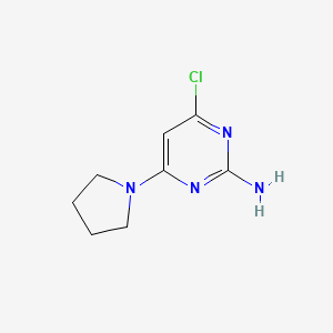 4-Chloro-6-(pyrrolidin-1-yl)pyrimidin-2-amine
