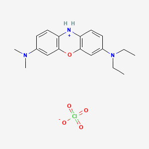 molecular formula C18H24ClN3O5 B12702078 Stella blue CAS No. 85213-55-4