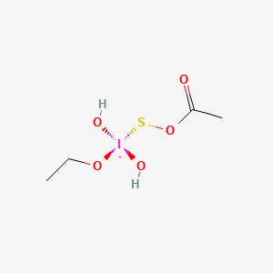 molecular formula C4H10IO5S- B12702091 CID 6410762 