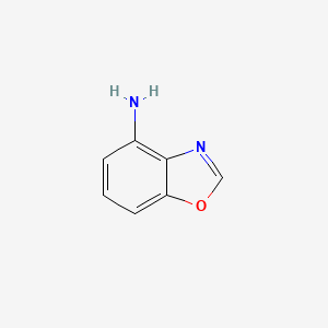 molecular formula C7H6N2O B1270219 1,3-Benzoxazol-4-amine CAS No. 163808-09-1