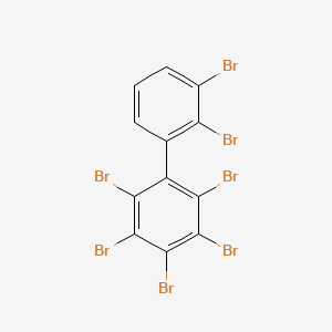 molecular formula C12H3Br7 B12702353 2,2',3,3',4,5,6-Heptabromobiphenyl CAS No. 955955-59-6