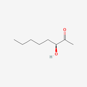molecular formula C8H16O2 B12702406 (3S)-3-Hydroxy-2-octanone CAS No. 86838-20-2