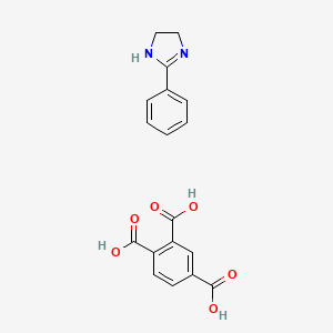 molecular formula C18H16N2O6 B12702556 Einecs 259-222-3 CAS No. 54553-87-6